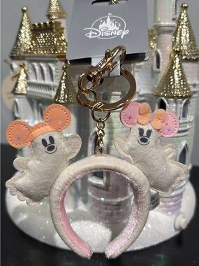 Disneyland Halloween Ghost Headband Keychain - 2026 Collection - NWT!!